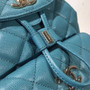 Chanel DUMA LEATHER BACKPACK BLUE