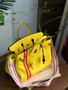 HERMÈS  LIMITED EDITION OFFICIER BIRKIN 35 SOLEIL TOGO HANDBAG