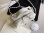  Chanel Camera case AS1323 White