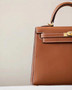 Hermès Barenia Gold  Kelly 25 Gold Hardware Hermès Barenia Gold  Kelly 25 Gold Hardware