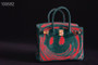 HERMES LIMITED EDITION SUEDE BIRKIN 30 BAG RARE DOBLIS GREEN PALLADIUM HARDWARE