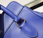 Hermes 26cm Toolbox Bag Blue Electric Swift Calf Leather