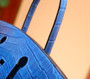 Hermes 7W Bleu Izmir  Birkin 30 in Niloticus Crocodile with Palladium hardware Hermes 7W Bleu Izmir  Birkin 30 in Niloticus Crocodile with Palladium hardware