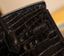 Hermes BLACK Birkin Bag 25cm Shinning Niloticus Crocodile Gold Hardware Hermes BLACK Birkin Bag 25cm Shinning Niloticus Crocodile Gold Hardware