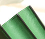  Hermes U4 Vert Vertigo Constance Epsom leather 18cm Palladium Hardware