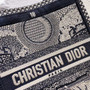 Christian Dior MULTICOLOR TAROT SOLEIL EMBROIDERED VERTICAL DIOR BOOK TOTE 18