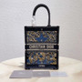 Christian Dior MULTICOLOR TAROT SOLEIL EMBROIDERED VERTICAL DIOR BOOK TOTE 17