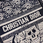 Christian Dior MULTICOLOR TAROT SOLEIL EMBROIDERED VERTICAL DIOR BOOK TOTE 13