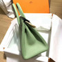 Hermes Vert Criquet Birkin 25 cm Togo Gold Hardware Hermes Vert Criquet Birkin 25 cm Togo Gold Hardware