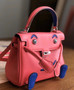 Hermes Quelle Idole Kelly Doll Bag Pink Swift Palladium Hardware Hermes Quelle Idole Kelly Doll Bag Pink Swift Palladium Hardware
