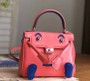 Hermes Quelle Idole Kelly Doll Bag Pink Swift Palladium Hardware Hermes Quelle Idole Kelly Doll Bag Pink Swift Palladium Hardware