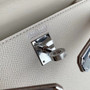 Hermès Craie Kelly Mini II Epsom Palladium Hardware Hermès Craie Kelly Mini II Epsom Palladium Hardware