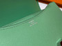 Hermes 3I Vert Criquet Constance 18 Epsom bag with Palladium Hardwares 