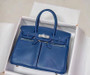 [Exclusive] Hermes Birkin Lakis 30 Bag with palladium hardware