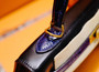Hermès Special Order Black/ Blue  Electric Kelly 28 Box Leather  Gold Hardware with crocodile handle
