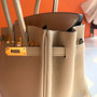 Hermes S2 Trench Birkin 25 cm Togo Gold Hardware