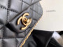 Chanel Limited Edition Flap Bag with Imitation Pearls & Gold Metal