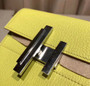 Hermes Cinhetic mini wallet 9R Lime
