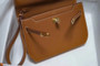 Hermes Kelly Depeches 25 Pochette Gold Epsom Gold Hardware