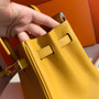 Hermes Hermes 9D Birkin 25 cm Togo Gold Hardware
