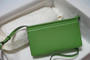  Hermes Clic-H 21 bag 3I Vert Criquet  Evercolor calfskin  with Palladium hardwares 