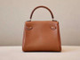 Hermes Quelle Idole Kelly Doll Bag Gold Swift Gold Hardware Hermes Quelle Idole Kelly Doll Bag Gold Swift Gold Hardware