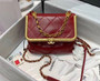 Chanel Kiss-Lock Clasp Bag Red