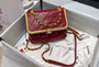 Chanel Kiss-Lock Clasp Bag Red