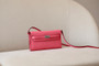 Hermes Kelly Wallet to Go U5 Rose Lipstick EPSOM PHW