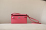 Hermes Kelly Wallet to Go U5 Rose Lipstick EPSOM PHW