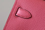 Hermes Kelly Wallet to Go U5 Rose Lipstick EPSOM PHW