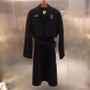 Hermes Double-sided Esprit Peignoir cashmere coat Black Hermes Double-sided Esprit Peignoir cashmere coat Black