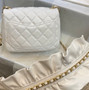 Chanel  Small Flap Bag White AS2203