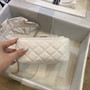 Chanel  Small Flap Bag White AS2203