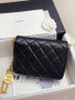 Chanel Flap Bag AS2222 with Gold Coin Charms 