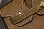 [Exclusive] Hermes Gold Birkin 20cm Epsom Gold Hardware