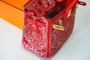 Hermes x Jay Ahr Special Edition custom-embroidering  Red Birkin Bag 30cm Epsom Leather Gold Hardware [Carry by Kylie Jenner, Cardi B]
