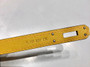  HERMES KELLY CUT CLUTCH BAG JAUNE D'or EPSOM PALLADIUM HARDWARE