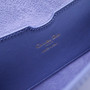 Christian Dior LARGE DIOR BOBBY BAG Blue Box Calfskin with Blue Dior Oblique Embroidered Strap