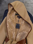 Louis Vuitton GIANT MONOGRAM JACQUARD WRAP COAT IN CAMEL