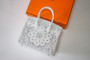 Hermes x Jay Ahr Special Edition custom-embroidering  White Birkin Bag 30cm Epsom Leather Palladium Hardware [Carry by Kylie Jenner, Cardi B]