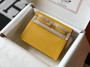 Hermes 9D Jaune Ambre Kelly Danse Bag Evercolour Leather Gold Hardware