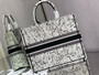 Christian Dior DIOR BOOK TOTE Latte Multicolor Dior Zodiac Embroidery  Christian Dior DIOR BOOK TOTE Latte Multicolor Dior Zodiac Embroidery