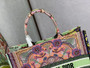 Christian Dior DIOR BOOK TOTE Multicolor Dior In Lights Embroidery  Christian Dior DIOR BOOK TOTE Multicolor Dior In Lights Embroidery