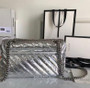 Gucci GG Marmont small Silver sequin shoulder bag