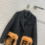 Fendi COAT Black wool coat  Fendi COAT Black wool coat