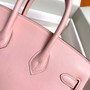 Hermes Sakura Pink  Birkin 25 cm Swift Palladium  Hardware Hermes Sakura Pink  Birkin 25 cm Swift Palladium  Hardware