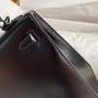Hermès So Black Kelly 25 Box Leather Palladium Hardware Hermès So Black Kelly 25 Box Leather Palladium Hardware