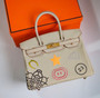 [Exclusive] Hermes Birkin Banane In-The-Loop 30 cm Embroidered Limited Edition Bag Togo Leather Gold Hardware  