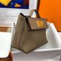 Hermès Mini 24/24 – 21 Bag Etoupe Evercolor/Swift leather  Hermès Mini 24/24 – 21 Bag Etoupe Evercolor/Swift leather